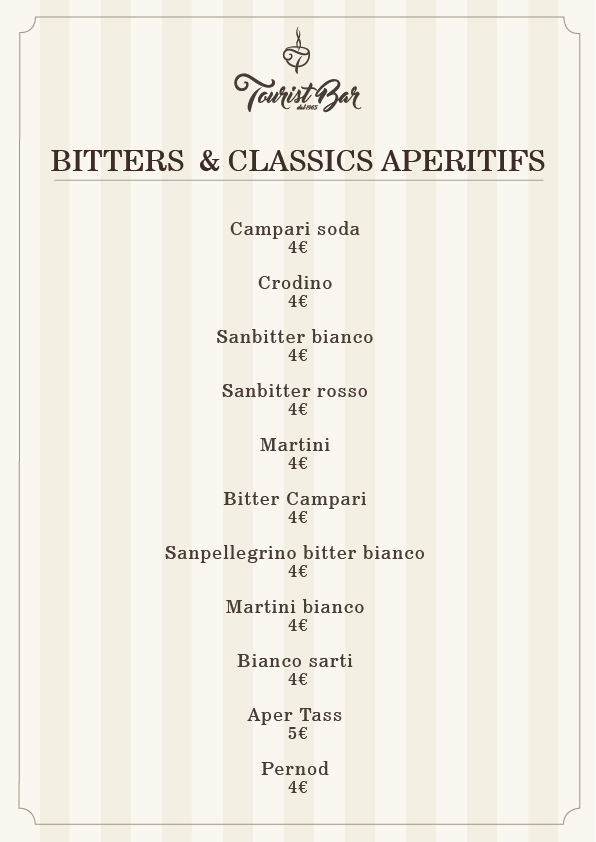 Bitters & Classic Aperitifs